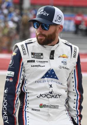 CHARLOTTE, NC - MAY 26: Ross Chastain ( 1 TrackHouse Racing Jockey x Folds of Honor Chevrolet) looks on prior to the running of the NASCAR, Motorsport, USA Cup Series Coca-Cola 600 on May 26, 2024, at Charlotte Motor Speedway in Concord, NC. (Photo by Jeffrey Vest Icon Sportswire) AUTO: MAY 26 NASCAR Cup Series Coca-Cola 600 EDITORIAL USE ONLY Icon240526732