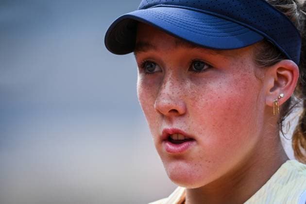 June 5, 2024, Paris, France, France: Mirra ANDREEVA of Russia during the eleventh day of Roland-Garros 2024, French Open 2024, Grand Slam tennis tournament at the Roland-Garros Stadium on June 05, 2024 in Paris, France. Paris France - ZUMAm308 20240605_zsp_m308_021 Copyright: xMatthieuxMirvillex