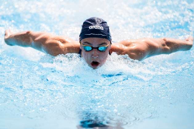 Bilder des Jahres 2024, Sport 06 Juni Sport Themen der Woche KW25 Sport Bilder des Tages 240620 Sara Junevik of Sweden competes in women s 100 meter butterfly swimming heats during day 11 of the European Aquatics Championships 2024 on June 20, 2024 in Belgrade. Photo: Johanna Säll BILDBYRAN kod JL JL0396 simning swimming svomming European Aquatics Championships 2024 sim-em em bbeng sverige Copyright: JOHANNAxSÄLL BB240620BB105