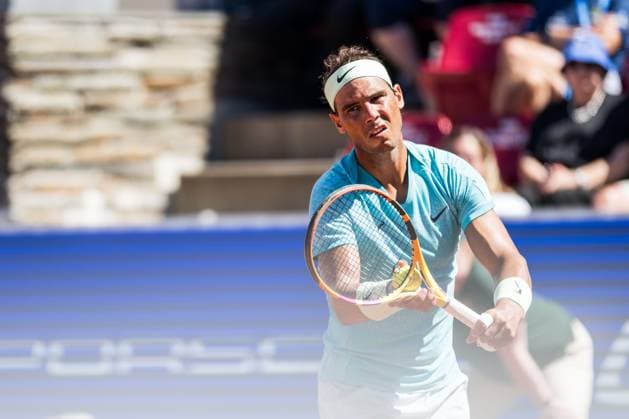 240720 Rafael Nadal of Spain during day 6 of the Nordea Open on July 20, 2024 in Bastad. Photo: Niclas Jönsson BILDBYRAN COP 273 NO0290 tennis ATP, Tennis Herren 250 nordea open bbeng Copyright: NICLASxJÖNSSON BB240720NO020