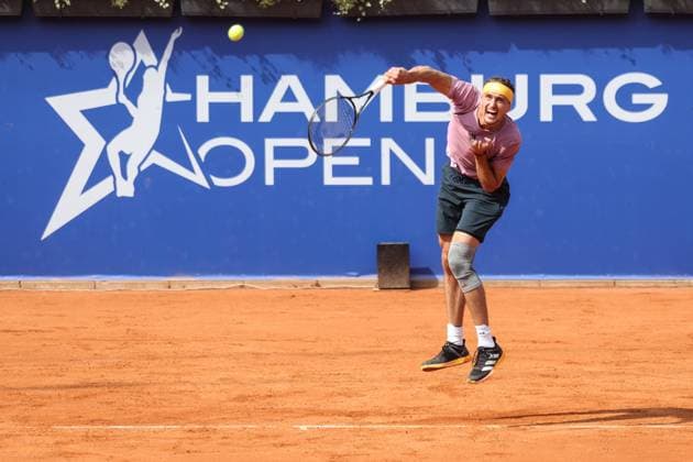 Bilder des Jahres 2024, Sport 07 Juli Sport Themen der Woche KW 29 Sport Bilder des Tages Tennis: Hamburg Open 2024, ATP500, Finale, Hamburg, 21.07.2024 Alexander Zverev (GER) - Arthur Fils (FRA)