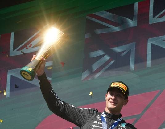 Bilder des Jahres 2024, Sport 07 Juli Sport Themen der Woche KW30 Sport Bilder des Tages 28.07.2024, Circuit de Spa-Francorchamps, Spa-Francorchhamps, Formula 1 Rolex Belgian Grand Prix 2024 , im Bild Sieger George Russell (GBR), Mercedes-AMG Petronas Formula One Team Defodi-506_20240728_hbr_4064