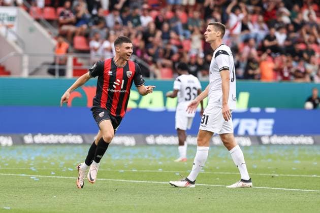 3. Liga; FC Ingolstadt 04 - SV Waldhof Mannheim; Tor Jubel Treffer 1:0 Felix Keidel (43, FCI) Thalhammer Maximilian (31 SVWM) 3. Liga - FC Ingolstadt 04 Saison 2024 2025 SV Waldhof Mannheim