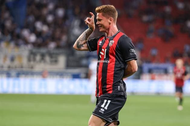 3. Liga; FC Ingolstadt 04 - SV Waldhof Mannheim; Sebastian Grönning (11, FCI) Tor Jubel Treffer 2:0 3. Liga - FC Ingolstadt 04 Saison 2024 2025 SV Waldhof Mannheim