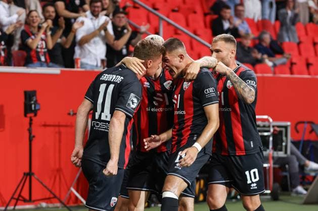 3. Liga; FC Ingolstadt 04 - SV Waldhof Mannheim; Sebastian Grönning (11, FCI) Tor Jubel Treffer 2:0 Mladen Cvjetinovic (19, FCI) Dennis Borkowski (7, FCI) Max Dittgen (10, FCI) 3. Liga - FC Ingolstadt 04 Saison 2024 2025 SV Waldhof Mannheim
