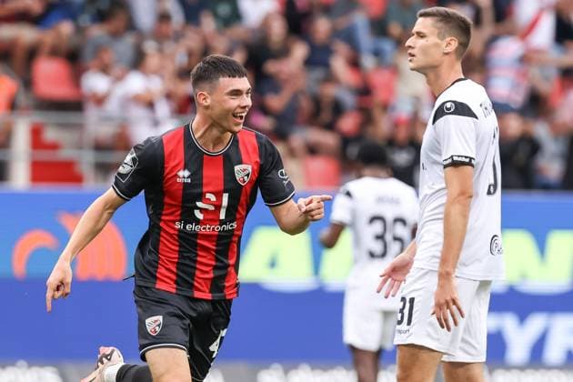 3. Liga; FC Ingolstadt 04 - SV Waldhof Mannheim; Tor Jubel Treffer 1:0 Felix Keidel (43, FCI) Thalhammer Maximilian (31 SVWM) 3. Liga - FC Ingolstadt 04 Saison 2024 2025 SV Waldhof Mannheim