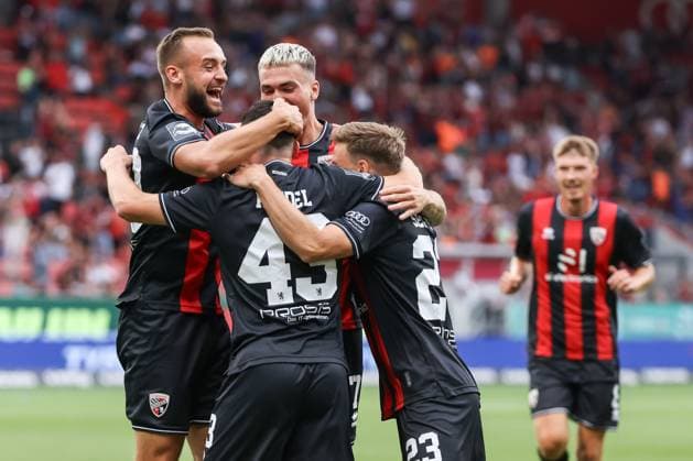 3. Liga; FC Ingolstadt 04 - SV Waldhof Mannheim; Tor Jubel Treffer 1:0 Felix Keidel (43, FCI) Moritz Seiffert (23, FCI) Dennis Borkowski (7, FCI) David Kopacz (29, FCI) Benjamin Kanuric (8, FCI) 3. Liga - FC Ingolstadt 04 Saison 2024 2025 SV Waldhof Mannheim