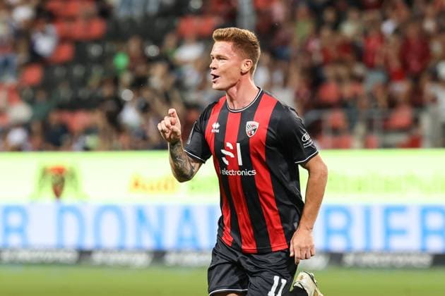 3. Liga; FC Ingolstadt 04 - SV Waldhof Mannheim; Tor Jubel Treffer Sebastian Grönning (11, FCI) 2:0 3. Liga - FC Ingolstadt 04 Saison 2024 2025 SV Waldhof Mannheim