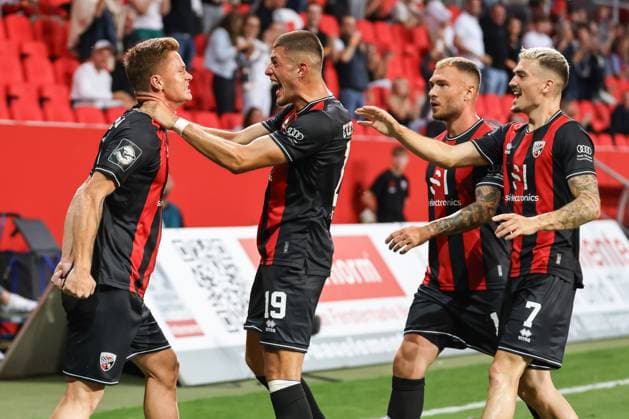 3. Liga; FC Ingolstadt 04 - SV Waldhof Mannheim; Tor Jubel Treffer Sebastian Grönning (11, FCI) 2:0 mit Mladen Cvjetinovic (19, FCI) Dennis Borkowski (7, FCI) Max Dittgen (10, FCI) 3. Liga - FC Ingolstadt 04 Saison 2024 2025 SV Waldhof Mannheim