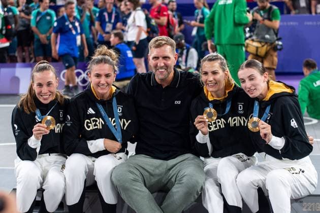 Bilder des Jahres 2024, Sport 08 August Sport Themen der Woche KW32 Sport Bilder des Tages BRUNCKHORST Svenja (Deutschland, 21), FRA, Olympische Spiele Paris 2024, Deutschland (GER) vs Spanien (ESP), 3x3 Basketball, Frauen Finale, 05.08.2024 FRA, Olympische Spiele Paris 2024, Deutschland (GER) vs Spanien (ESP), 3x3 Basketball, Frauen Finale, 05.08.2024 Paris Copyright: xEibner-Pressefoto Memmlerx EP_MMR