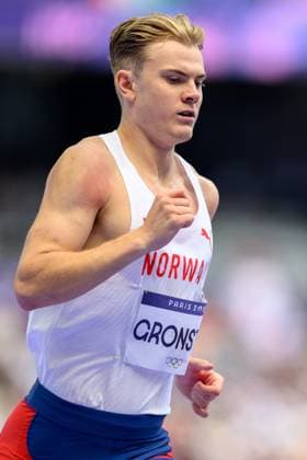 240807 Tobias Gronstad of Norway competes in a men s athletics 800 meters round 1 heat during day 12 of the Paris 2024 Olympic Games, Olympische Spiele, Olympia, OS on August 7, 2024 in Paris. Photo: Vegard Grott BILDBYRAN kod VG JM0599 bbeng friidrott athletics friidrett olympic games olympics os ol olympiska spel olympiske leker paris 2024 paris-os paris-ol norge Copyright: VEGARDxGRoTT BB240807VG048