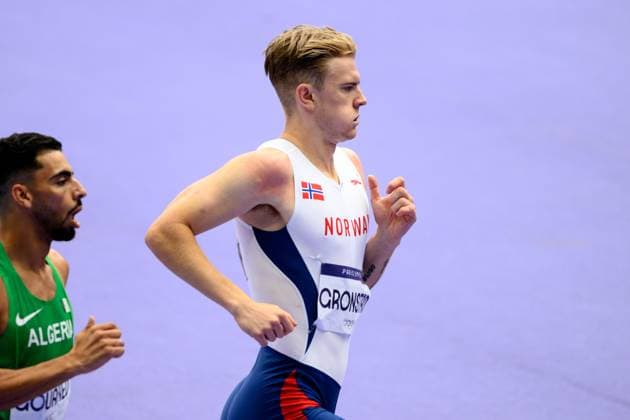 240809 Tobias Gronstad of Norway competes in a men s athletics 800 meters semifinal during day 14 of the Paris 2024 Olympic Games, Olympische Spiele, Olympia, OS on August 9, 2024 in Paris. Photo: Jon Olav Nesvold BILDBYRAN COP 217 VG0647 bbeng friidrott athletics friidrett olympic games olympics os ol olympiska spel olympiske leker paris 2024 paris-os paris-ol norge Copyright: JONxOLAVxNESVOLD BB240809JE024