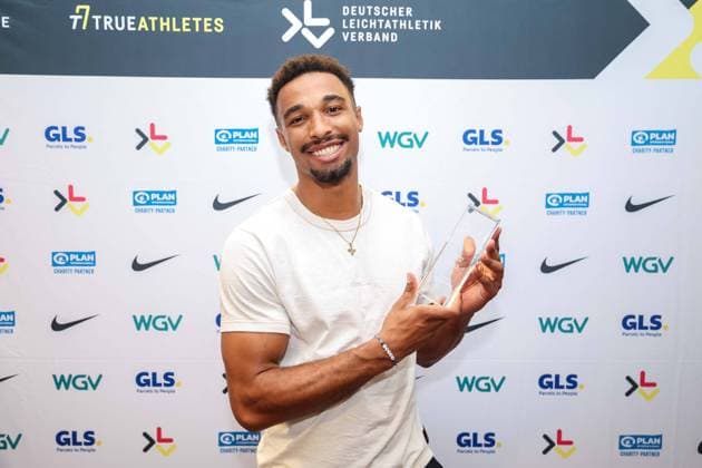 Bilder des Jahres 2024, Sport 09 September Sport Themen der Woche KW35 Sport Bilder des Tages DLV Sportler des Jahres 2024; 01.09.2024 DLV Sportler des Jahres 2024 am 01.09.2024, Berlin. Leo Neugebauer (VfB Stuttgart) - Copyright: xBEAUTIFULxSPORTS KennyxBeelex