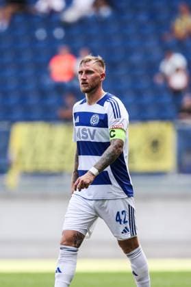 Fussball, FVN Niederrheinpokal Saison 2024 2025 2. Runde MSV Duisburg - Sportfreunde Hamborn 07 07.09.2024, schauinsland-reisen-arena Alexander Hahn (MSV Duisburg, 42) Duisburg schauinsland-reisen-arena Nordrhein-Westfahlen Deutschland