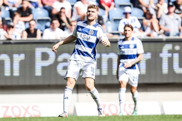 Fussball, FVN Niederrheinpokal Saison 2024 2025 2. Runde MSV Duisburg - Sportfreunde Hamborn 07 07.09.2024, schauinsland-reisen-arena Steffen Meuer (MSV Duisburg, 18) Duisburg schauinsland-reisen-arena Nordrhein-Westfahlen Deutschland
