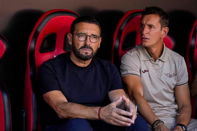September 14, 2024, Sevilla, Sevilla, SPAIN: Jose Bordalas, head coach of Getafe CF, looks on during the Spanish league, La Liga EA Sports, football match played between Sevilla FC and Getafe CF at Ramon Sanchez-Pizjuan stadium on September 14, 2024, in Sevilla, Spain. Sevilla SPAIN - ZUMAa181 20240914_zaa_a181_101 Copyright: xJoaquinxCorcherox