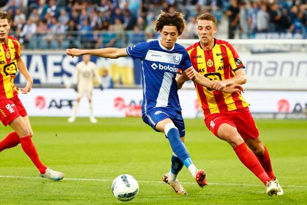 KAA Gent v KV Mechelen - Jupiler Pro League GENT, BELGIUM - SEPTEMBER 15 : Surdez Franck forward of KAA Gent during the Jupiler Pro League match between KAA Gent and KV Mechelen on September 15, 2024 in Gent, Belgium, 15 09 2024 Gent Belgium  Copyright: xJanxDexMeuleneirx