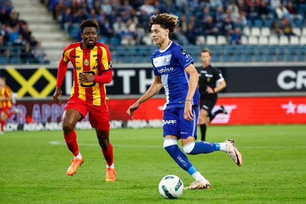 KAA Gent v KV Mechelen - Jupiler Pro League GENT, BELGIUM - SEPTEMBER 15 : Surdez Franck forward of KAA Gent during the Jupiler Pro League match between KAA Gent and KV Mechelen on September 15, 2024 in Gent, Belgium, 15 09 2024 Gent Belgium  Copyright: xJanxDexMeuleneirx