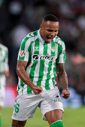 Real Betis Balompie v Getafe CF - La Liga EA Sports Natan Bernardo de Souza of Real Betis plays during the La Liga EA Sports match between Real Betis and Getafe CF at Benito Villamarin in Seville, Spain, on September 18, 2024. Seville Spain  Copyright: xDAXxImagesx originalFilename:daximages-realbeti240918_npBPU