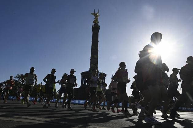 50. Berlin Marathon ** NUR FÜR REDAKTIONELLE ZWECKE ** EDITORIAL USE ONLY **<p>50. Berlin Marathon, Läufer und Fans auf der Strecke, fotografiert am 29.09.2024 in Berlin. Deutschland Berlin Berlin Copyright: MaurizioxGambarini