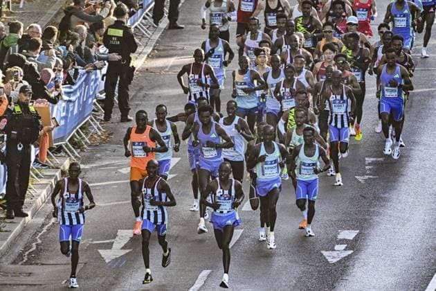 50. Berlin Marathon ** NUR FÜR REDAKTIONELLE ZWECKE ** EDITORIAL USE ONLY **<p>50. Berlin Marathon, Läufer und Fans auf der Strecke, fotografiert am 29.09.2024 in Berlin. Deutschland Berlin Berlin Copyright: MaurizioxGambarini