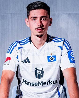 Dennis Hadzikadunic (Hamburger SV) Porträttermin Saison 2024 2025, Herren, 2.BL, HSV, Hamburg,