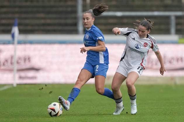 10.11.2024, Hänsch-Arena, Meppen, GER, Fußball, 2. Bundesliga, Frauen: SV Meppen vs 1. FC Nürnberg, Jenske Steenwijk (SV Meppen 2) DFL REGULATIONS PROHIBIT ANY USE OF PHOTOGRAPHS AS IMAGE SEQUENCES AND OR QUASI-VIDEO. Meppen Niedersachsen Deutschland Hänsch-Arena