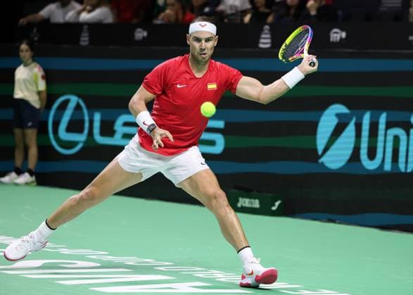Rafael Nadal, Davis Cup Finale 2024, Palacio de Deportes JosÃ Copyright: xJuergenxHasenkopfx