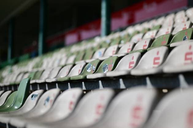 Fußball I Herren I Saison 2024-2025 I Regionalliga Nord I 25. Spieltag I VfB Lübeck - SSV Jeddeloh I 08.03.2025 Symbol, Symbolfoto, Symbolbild, Sinnbild, Bildsymbol, Darstellung, Signum: Lübecker Lohmühle, Stadion an der Lohmühle, Sitze, Schalensitze, Tribüne, Dach, Vordach, Haupttribüne Lübeck Stadion Lohmühle Schleswig-Holstein Deutschland Copyright: xLobeca FelixxSchlikisx