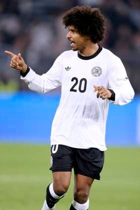 ADEYEMI Karim Team Deutschland UEFA Nations League 2025 Viertelfinale Rueckspiel Deutschland - Italien 3 : 3 am 23.03. 2025 in Dortmund DFL REGULATIONS PROHIBIT ANY USE OF PHOTOGRAPHS as IMAGE SEQUENCES and or QUASI-VIDEO Copyright: xLacixPerenyix