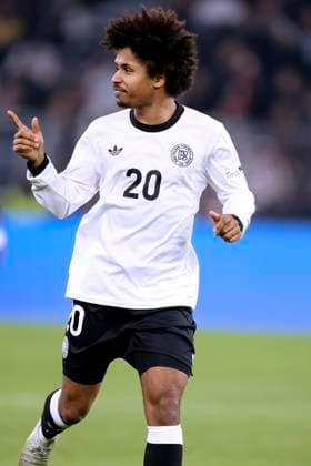 ADEYEMI Karim Team Deutschland UEFA Nations League 2025 Viertelfinale Rueckspiel Deutschland - Italien 3 : 3 am 23.03. 2025 in Dortmund DFL REGULATIONS PROHIBIT ANY USE OF PHOTOGRAPHS as IMAGE SEQUENCES and or QUASI-VIDEO Copyright: xLacixPerenyix