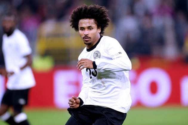 ADEYEMI Karim Team Deutschland UEFA Nations League 2025 Viertelfinale Rueckspiel Deutschland - Italien 3 : 3 am 23.03. 2025 in Dortmund DFL REGULATIONS PROHIBIT ANY USE OF PHOTOGRAPHS as IMAGE SEQUENCES and or QUASI-VIDEO Copyright: xLacixPerenyix