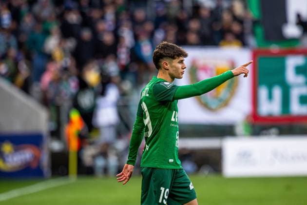05.04.2025 WROCLAW, TARCZYNSKI ARENA, PILKA NOZNA (FOOTBALL), PKO BANK POLSKI EKSTRAKLASA ( PKO EKSTRAKLASA POLISH LEAGUE ), SEZON 2024 2025 MECZ WKS SLASK WROCLAW - MOTOR LUBLIN NZ ARNAU ORTIZ BRAMKA RADOSC GOL GOAL FOTO LUKASZ SKWIOT CYFRASPORT NEWSPIX.PL --- Newspix.pl POLAND OUT!  20250405CSLS017