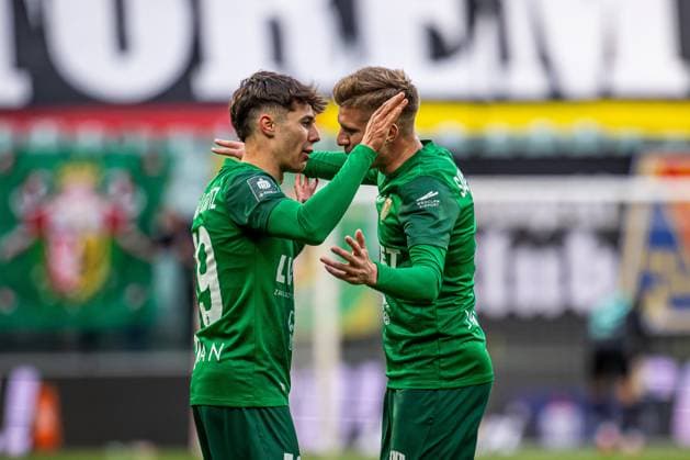 05.04.2025 WROCLAW, TARCZYNSKI ARENA, PILKA NOZNA (FOOTBALL), PKO BANK POLSKI EKSTRAKLASA ( PKO EKSTRAKLASA POLISH LEAGUE ), SEZON 2024 2025 MECZ WKS SLASK WROCLAW - MOTOR LUBLIN NZ ARNAU ORTIZ BRAMKA RADOSC GOL GOAL PIOTR SAMIEC-TALAR FOTO LUKASZ SKWIOT CYFRASPORT NEWSPIX.PL --- Newspix.pl POLAND OUT!  20250405CSLS019