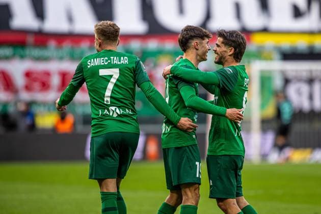 05.04.2025 WROCLAW, TARCZYNSKI ARENA, PILKA NOZNA (FOOTBALL), PKO BANK POLSKI EKSTRAKLASA ( PKO EKSTRAKLASA POLISH LEAGUE ), SEZON 2024 2025 MECZ WKS SLASK WROCLAW - MOTOR LUBLIN NZ ARNAU ORTIZ BRAMKA RADOSC GOL GOAL PIOTR SAMIEC-TALAR JOSE POZO FOTO LUKASZ SKWIOT CYFRASPORT NEWSPIX.PL --- Newspix.pl POLAND OUT!  20250405CSLS020