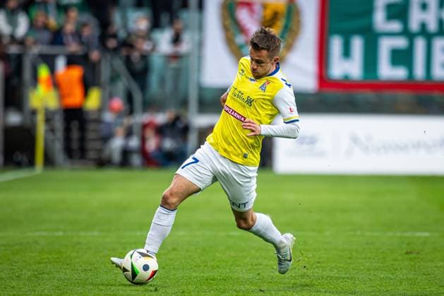 05.04.2025 WROCLAW, TARCZYNSKI ARENA, PILKA NOZNA (FOOTBALL), PKO BANK POLSKI EKSTRAKLASA ( PKO EKSTRAKLASA POLISH LEAGUE ), SEZON 2024 2025 MECZ WKS SLASK WROCLAW - MOTOR LUBLIN NZ FILIP WOJCIK FOTO LUKASZ SKWIOT CYFRASPORT NEWSPIX.PL --- Newspix.pl POLAND OUT!  20250405CSLS042