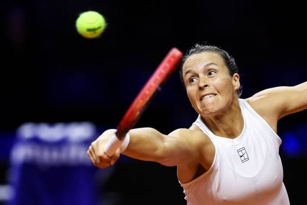 Bilder des Jahres 2025, Sport 04 April Sport Bilder des Tages im Bild Tatjana Maria Tatjana Maria GER vs Ella Seidel GER GER, Porsche Tennis Grand Prix GP Stuttgart 2025, WTA500, 16.04.2025 GER, Porsche Tennis Grand Prix GP Stuttgart 2025, WTA500, 16.04.2025 Stuttgart Copyright: xEibner-Pressefoto RogerxBuerkex EP