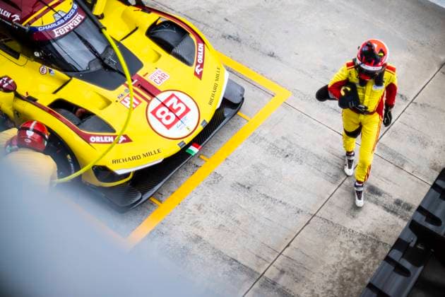 Bilder des Jahres 2025, Sport 04 April FIA WEC - 6 HOURS OF IMOLA 2025 83 HANSON Phil (gbr), KUBICA Robert (pol), YE Yifei (chn), AF Corse, Ferrari 499P 83, Hypercar, action during the 6 Hours of Imola 2025, 2nd round of the 2025 FIA World Endurance Championship, from April 18 to 20, 2025 on the Autodromo Internazionale Enzo e Dino Ferrari in Imola, Italy - ImolaItaly Copyright: xCharlyxLopezx