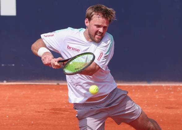 Kevin Krawietz, Tim Puetz (Kappe), Herren Doppel, Men s Doubles Tennis - BMW Open 2025 - ATP, Tennis Herren 500 - MTTC Iphitos - Munich - - Germany - 17 April 2025. Copyright: xJuergenxHasenkopfx