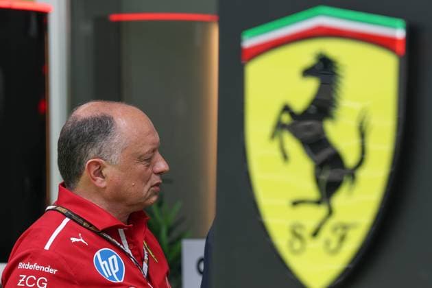 FrÃ dÃ ric Vasseur (FRA) Scuderia Ferrari Team Principal (Photo by Philippe Nanchino Eurasia Images) Miami Miami International Autodrome Florida United States of America