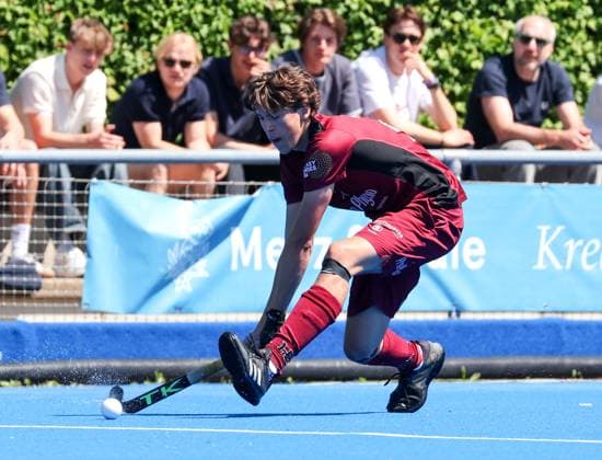 BAU 10.05.2025, Deutschland, Ludwigsburg, Hockey 2. Bundesliga, HTC Stuttgarter Kickers vs. HC Ludwigsburg, Julius Pölz (HCL)