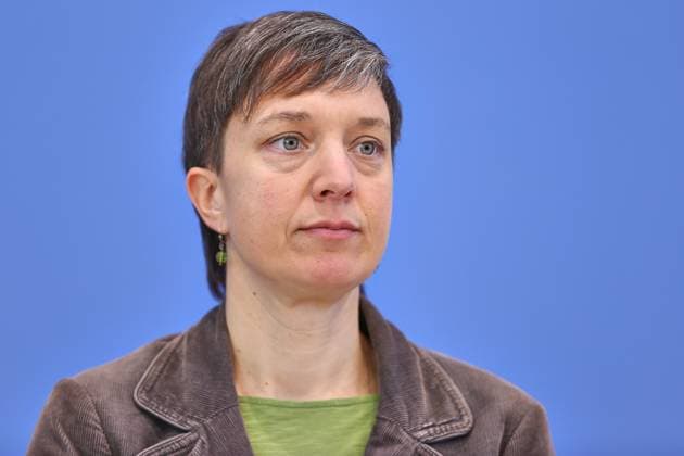 Berlin, Deutschland, 12.05.2025: Bundespressekonferenz: Vorstellung der Studie Umweltbewusstsein in Deutschland 2024 : Angelika Gellrich, Fachbegleitung der Umweltbewusstseinsstudie, UBA Copyright: xdtsxNachrichtenagenturx dts_66495