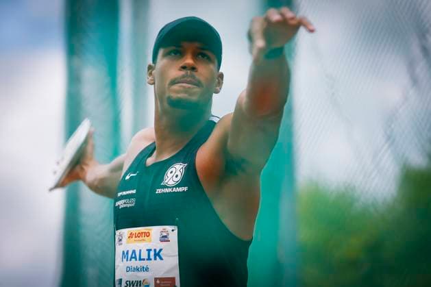 Bilder des Jahres 2025, Sport 05 Mai Sport Themen der Woche KW20 Lotto Deichmeeting; Neuwied, 17.05.2025 Malik Diakité (Hannover 96); Lotto Deichmeeting am 17.05.2025 im Rhein-Wied Stadion, Neuwied (Rheinland-Pfalz). Copyright: xBEAUTIFULxSPORTS AxelxKohringx