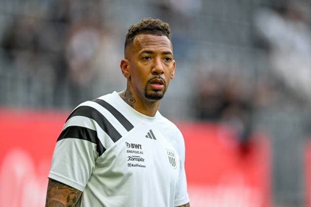 23.05.2025, Raiffeisen Arena Linz, AUT, Admiral Bundesliga, LASK Linz vs SCR Altach, im Bild Jerome Agyenim Boateng (LASK) waehrend des Aufwaermens Linz Oberoesterreich Austria
