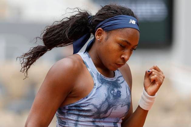 May 27, 2025, Paris, Paris, France: Coco Gauff (USA) in action during the tennis Grand Slam of Roland Garros 2025,match betweenOlivia Gadecki (AUS) and Coco Gauff (USA) at Roland Garros Stadium - on May 27 2025.Paris - France Paris France - ZUMAb253 20250527_zsp_b253_063 Copyright: xLoicxBaratouxx