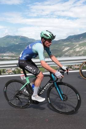 Giro d Italia 2025 UCI Cycling race - Stage 16 Pierre Teyssot MAXPPP ; 16th stage of the 108th Giro d Italia cycling race of 203kms from Piazzola sul Brenta to San Valentino on May 27, 2025. Nicolas Prodhomme (FRA) Pierre Teyssot Maxppp Mori Trentino Italy  Copyright: xMAXPPPxPierrexTeyssotx TPX29496 TPX29496