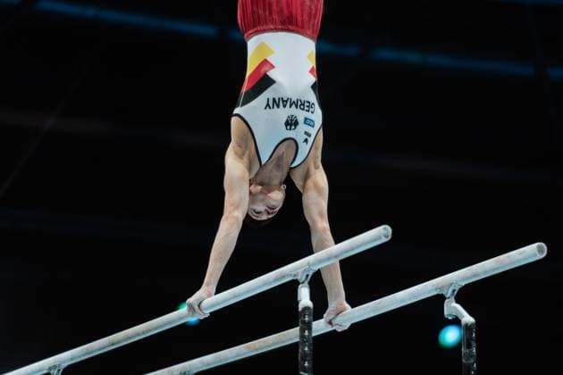 Bilder des Jahres 2025, Sport 05 Mai Sport Bilder des Tages Leipzig, Germany, May 28th 2025 Timo Eder (GER) at the parallel bars session during the Mixed Team Final Artistic at the Gymnastics European Championships in Leipzig, Germany. (Gabor Baumgarten SPP) Copyright: xGaborxBaumgartenx xSPPx spp-en-GaBaSp-Gymnastics Europeans Mixed Team_2025_Gabor_Baumgarten-03326
