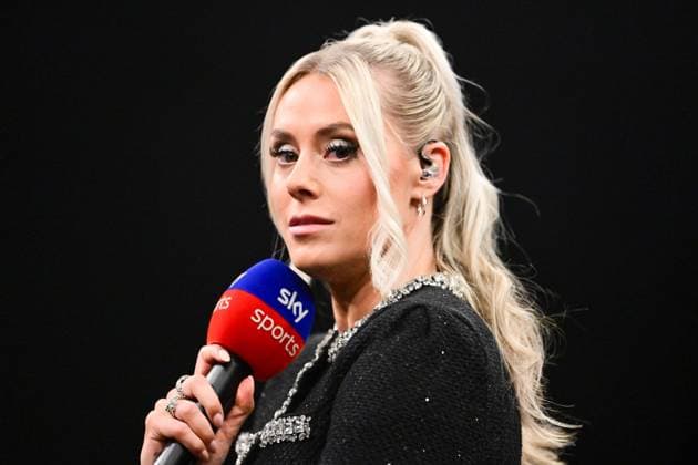 Darts BetMGM Premier League Sky sports darts presenter Emma Paton during the BetMGM Premier League darts at the O2 Arena, London, United Kingdom on 29 May 2025. London O2 Arena London United Kingdom Editorial use only , Copyright: xDennisxGoodwinx PSI-22159-0122