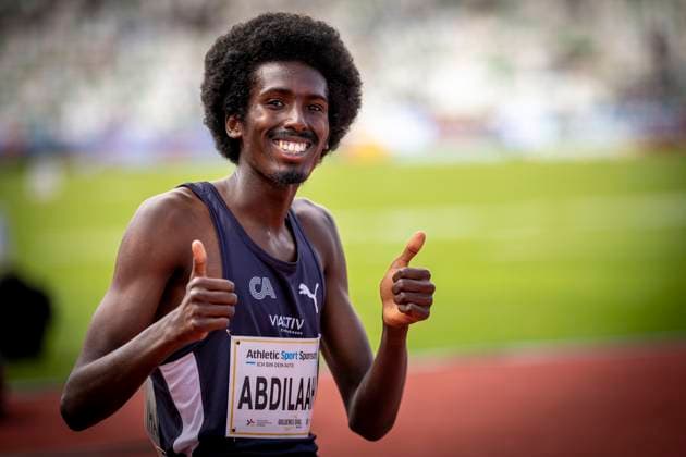 Goldenes Oval; Dresden, 01.06.2025 Mohamed ABDILAAHI (GER); Goldenes Oval am 01.06.2025 im Heinz-Steyer-Stadion in Dresden (Deutschland). Copyright: xBEAUTIFULxSPORTS AxelxKohringx