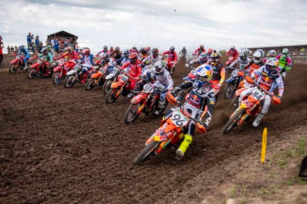 Bilder des Jahres 2025, Sport 06 Juni Sport Themen der Woche KW22 Sport Bilder des Tages Teutschenthal, Deutschland 01. Juni 2025: FIM MXGP Motocross-WM -MSC Teutschenthal - 2025 Im Bild: Start 1.Lauf MXGP Talkessel Sachsen-Anhalt Copyright: xFotostandx xBallaschx